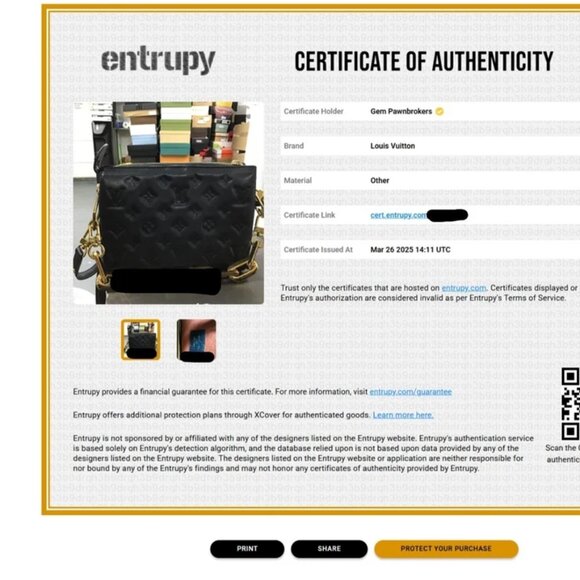 Louis Vuitton Monogram Embossed Lambskin Coussin BB Shoulder Bag - Picture 3 of 15